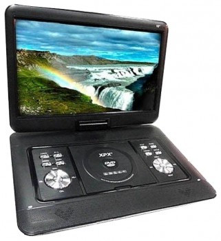 Портативный DVD плеер XPX EA-1569D цифровым TV-тюнером DVB-T2 15"