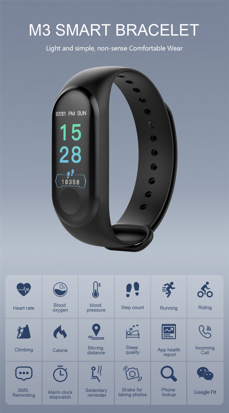 Smart watch clearance m3 band