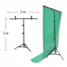 Т-образная Телескопическая стойка с фоном хромакей