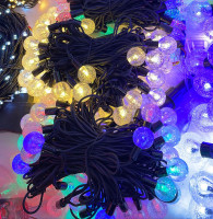 Уличная гирлянда шарики ледяные