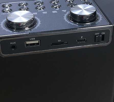 SU-YOSD YS-202 bluetooth колонка-караоке с беспроводными микрофонами