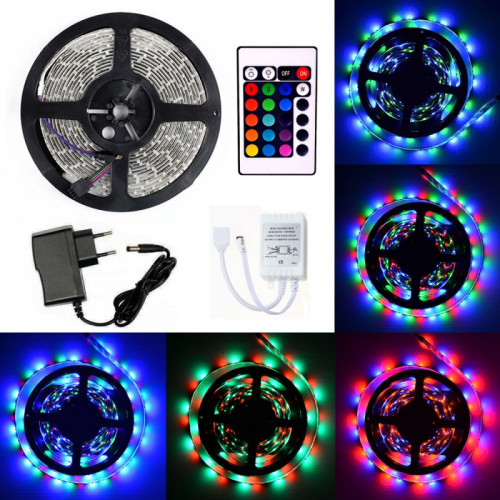 Светодиодная лента RGB с пультом 5 м