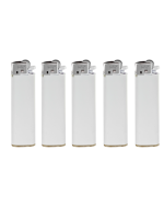 Зажигалки Brig Freedom White B-003, газовые кремниевые механические, белые, под нанесение логотипа