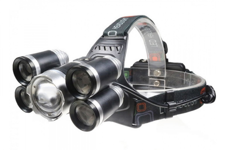 Налобный фонарь  HL-8230-T6 пять светодиодов