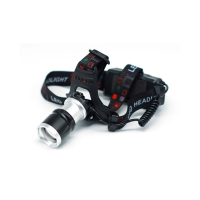 Фонарь налобный P-5706L-P50 (FA-5706L-P50) Zoom + ультрафиолет Micro USB 2акб 18650 Поиск