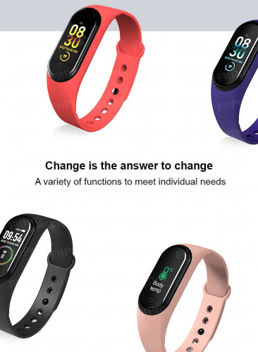 Смарт браслет Smart Bracelet M4 Pro с измерением температуры, давления, пульса