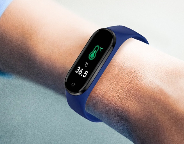 Смарт браслет Smart Bracelet M4 Pro с измерением температуры, давления, пульса