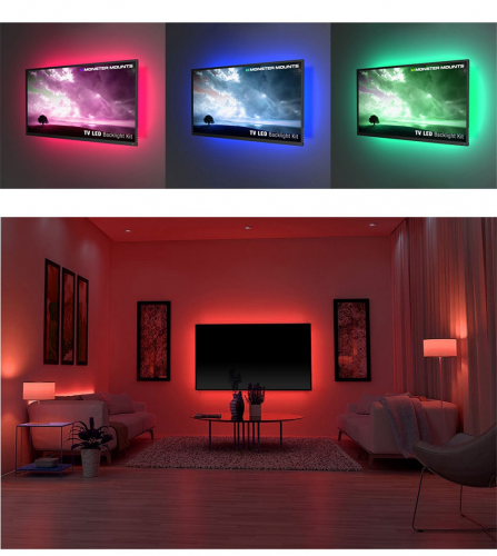 Светодиодная лента Bluetooth с пультом TV Light USB 5 метров 5050 RGB 5V